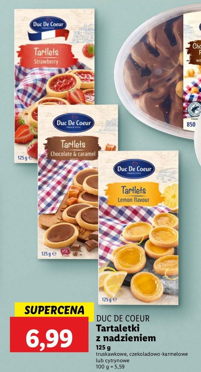 Tartaletki truskawkowe Duc de coeur promocja