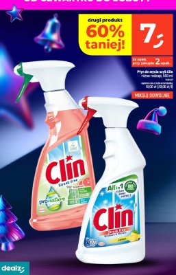 Płyn do mycia szyb Clin różne rodzaje 500 ml promocja w Dealz