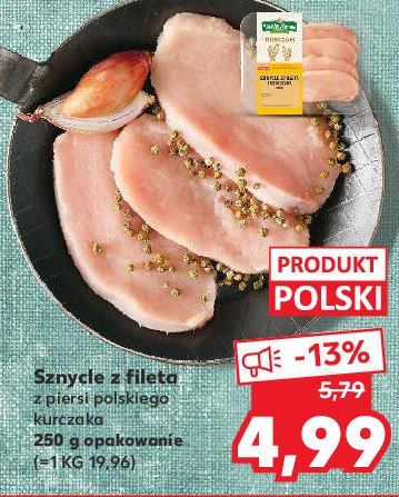 Sznycle z fileta z piersi kurczaka