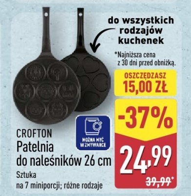 Patelnia do naleśników CROFTON 26 cm promocja w Aldi