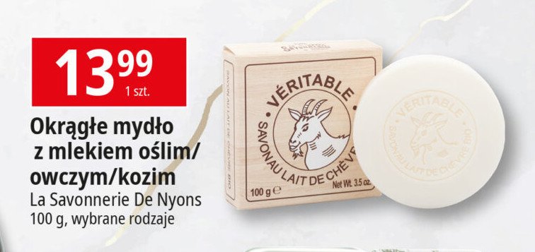 Mydło okrągłe La savonneire de nyons promocja