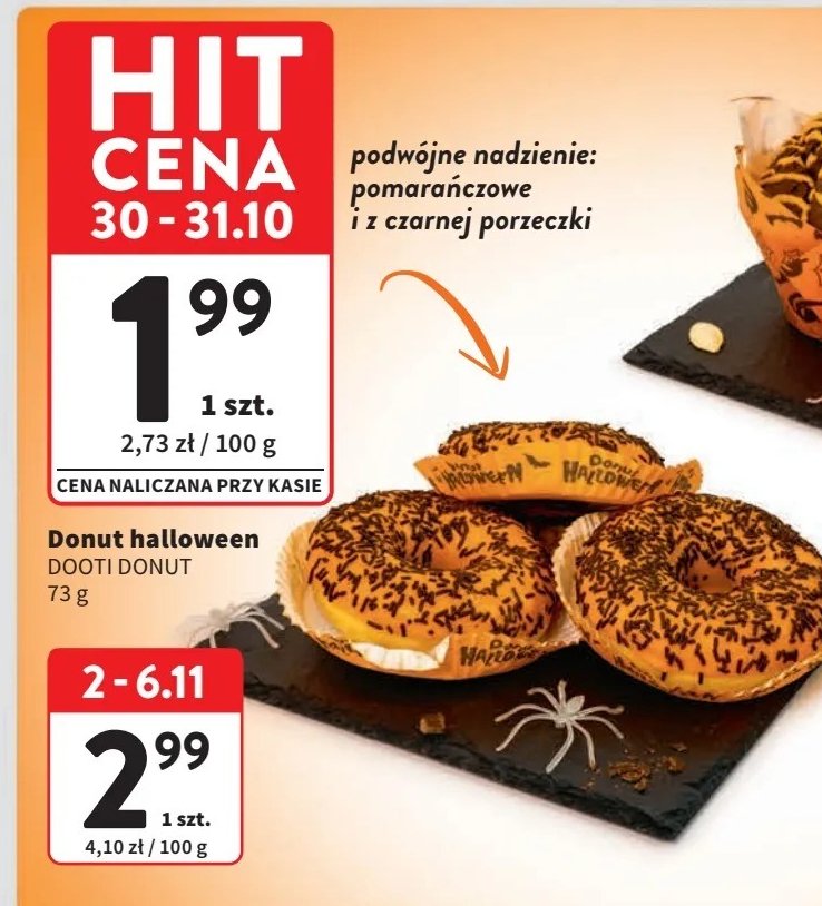 Donut halloween DOOTI DONUTS promocja w Intermarche