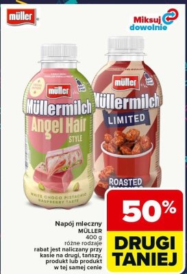 Napój mleczny Müller Angel Ball, Limited 400g promocja w Carrefour