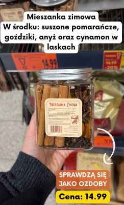 Mieszanka zimowa - suszone pomarańcze, goździki, anyż, cynamon promocja w Kaufland