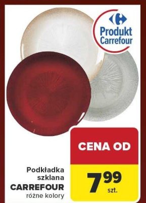 Podkładka szklana CARREFOUR promocja w Carrefour