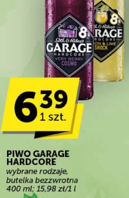 Piwo Garage Hardcore wybrane rodzaje 400 ml promocja w ABC
