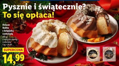 Babka Deluxe z belgijską czekoladą promocja w Lidl
