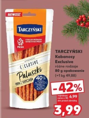 Kabanosy exclusive różne rodzaje promocja w Kaufland