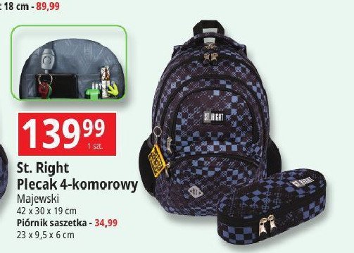 Plecak 4-komorowy St. right promocja