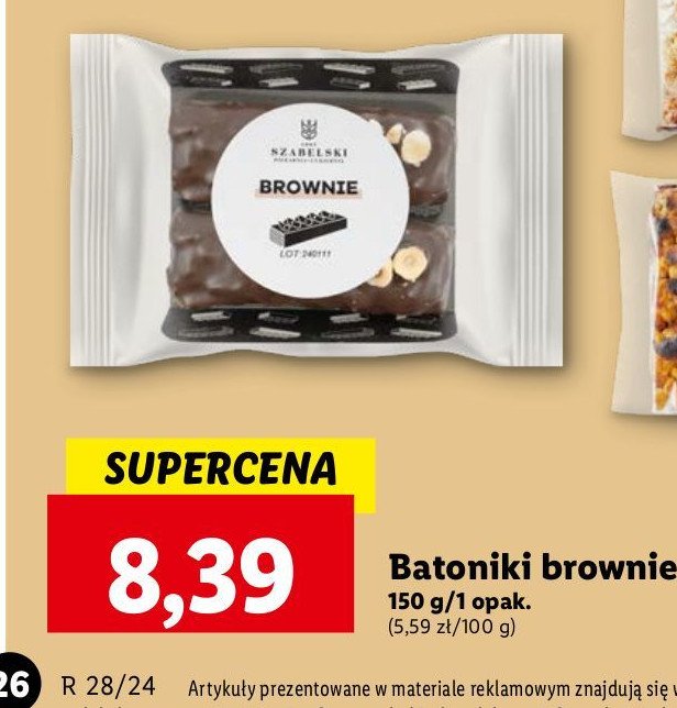 Batoniki brownie Cukiernia szabelski promocja