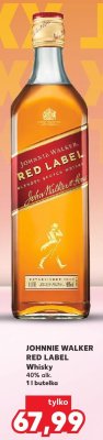 Whisky Johnnie Walker Red Label 40% alk. promocja w Kaufland