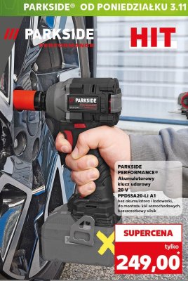 Klucz udarowy silnik PARKSIDE PERFORMANCE Akumulatorowy klucz udarowy silnik 20 V PPDSSA20-Li A1 promocja w Kaufland