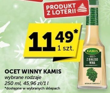 Ocet winny Kamis promocja w Groszek