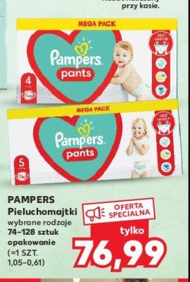 Pieluchomajtki 4 maxi Pampers pants promocja