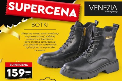 Botki damskie promocja w Biedronka
