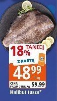 Halibut tusza promocja w Leclerc