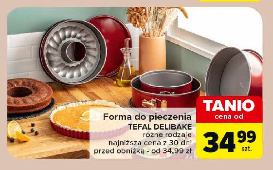 Forma do pieczenia babki delibake 22 cm Tefal promocja