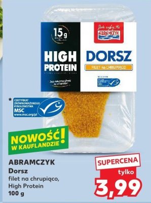 Dorsz filet na chrupiąco High Protein promocja w Kaufland