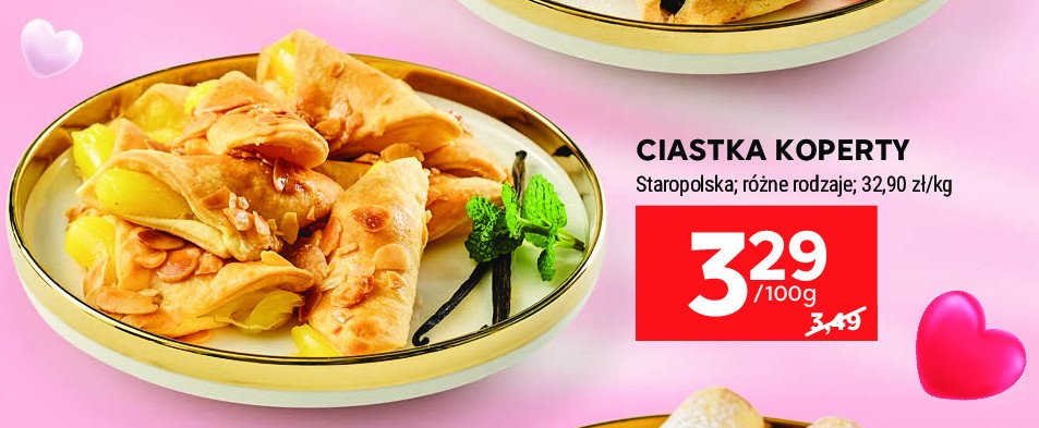 Ciastka koperty Cukiernia staropolska promocja