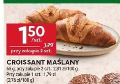 Croissant maślany promocja w Stokrotka