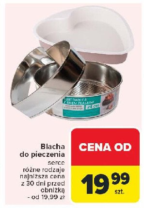 Blacha do pieczenia serca promocja w Carrefour Market