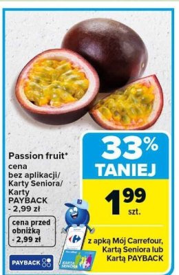 Passion fruit promocja w Carrefour
