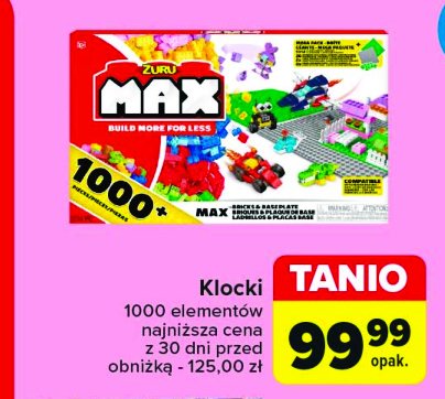 Klocki max 1000 el. Zuru promocja