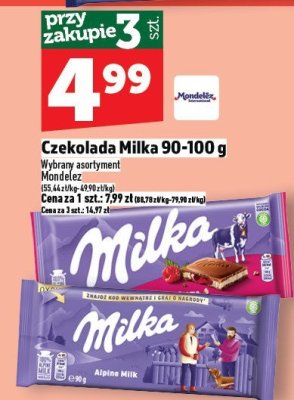 Czekolada Milka promocja w TOPAZ