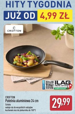 Patelnia aluminiowa 24 cm promocja w Aldi