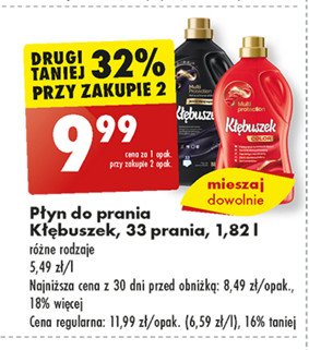 Płyn do prania black Kłębuszek multi protection promocja w Biedronka