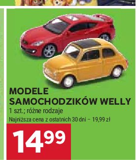 Samochodzik Welly promocja