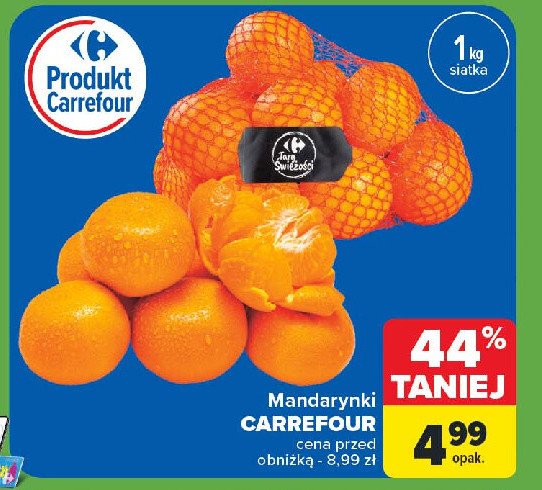 Mandarynki Carrefour targ świeżości promocja w Carrefour