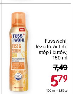 Spray do stóp Fusswohl promocja