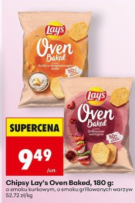 Chipsy Lay's Oven Baked, 180g, różne smaki promocja w Biedronka
