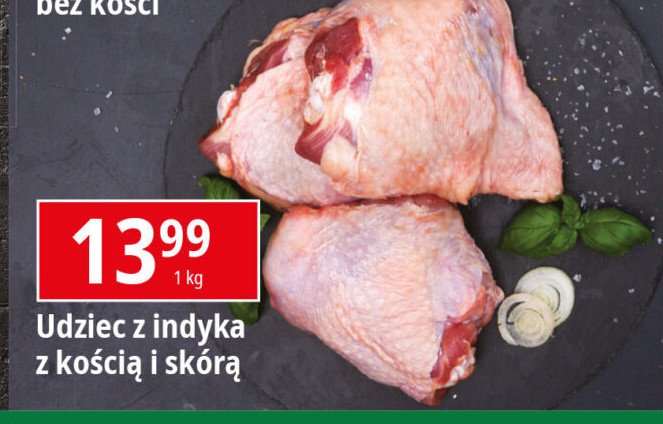 Udziec z indyka z kością promocja w Leclerc