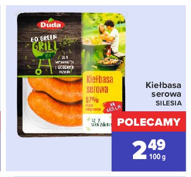Kiełbasa serowa Silesia duda promocja