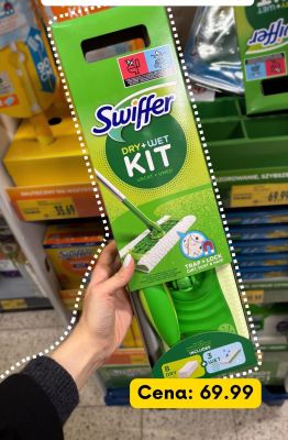 Zestaw do przecierania podłóg Swiffer Dry+Wet Kit promocja w Kaufland