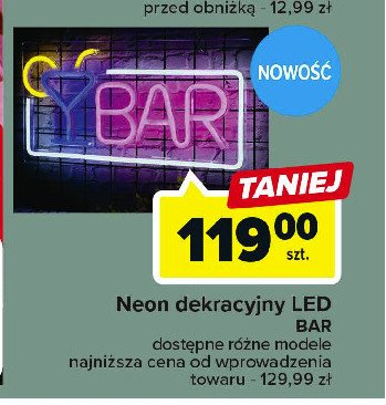 Neon led bar FOREVER LIGHT promocja