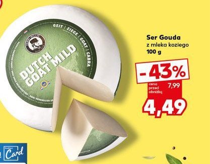 Ser gouda z mleka koziego pikantny Henri willig promocja w Kaufland
