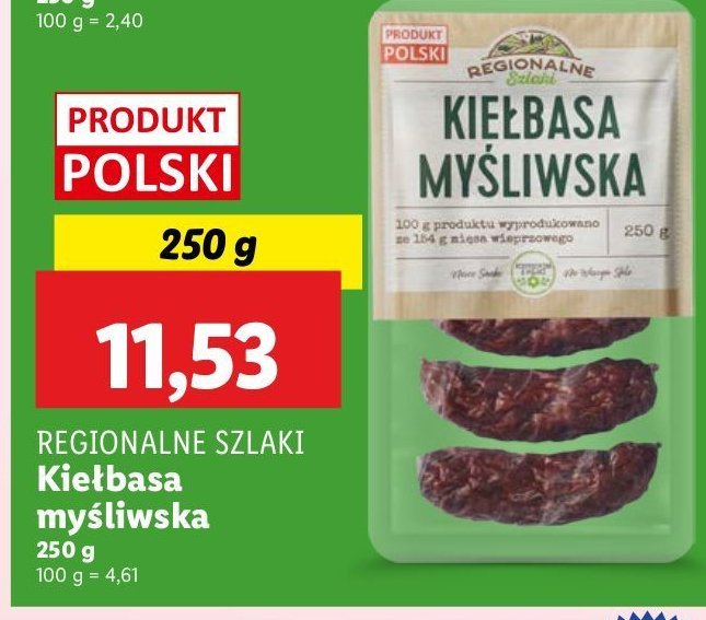 Kiełbasa mysliwska promocja