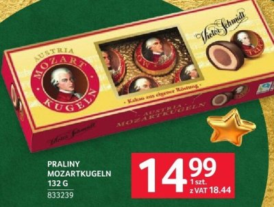 Praliny MOZART KUGELN 132 g promocja w Selgros