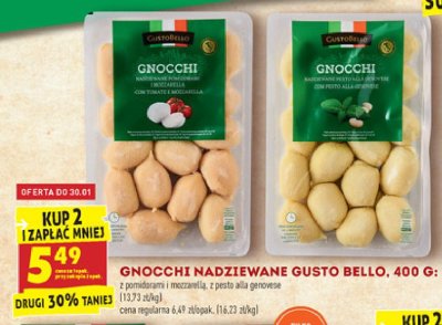 Gnocchi nadziewane z pesto alla genovese Gustobello promocja