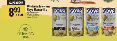 Oliwki nadziewane Goya Manzanilla wybrane rodzaje PHZ Profit promocja w POLOmarket