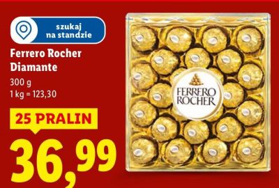 Praliny Ferrero Rocher Diamante promocja w Lidl