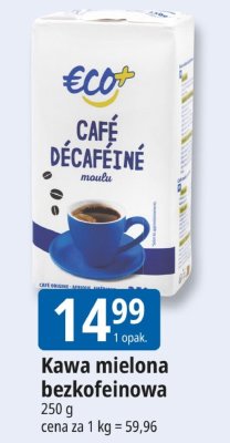 Kawa mielona bezkofeinowa ECO+ promocja w Leclerc