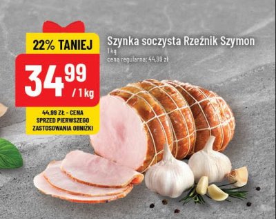 Szynka soczysta Rzeźnik szymon poleca promocja
