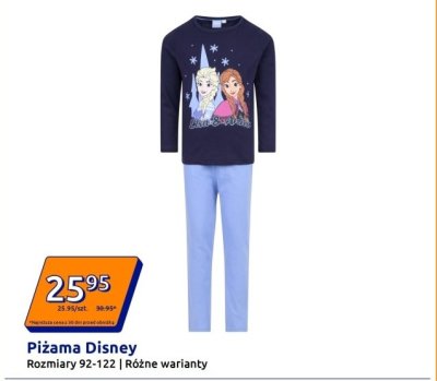 Piżama Disney różne warianty r. 92-122 promocja w Action
