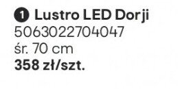 Lustro LED Dorji promocja w Castorama
