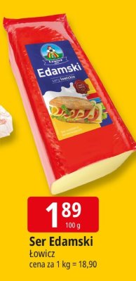 Ser Edamski Łowicz promocja w Leclerc