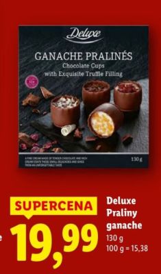 Praliny ganache promocja w Lidl